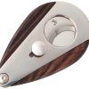 Xikar Xi3 Double blade cigar cutter  with stainless steel blades and macassar ebony sides.